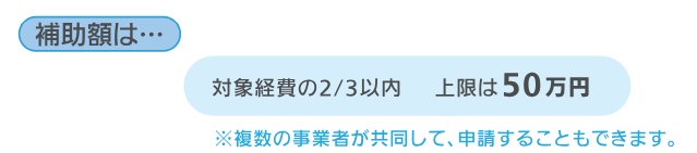小規模事業者持続化補助金の補助額