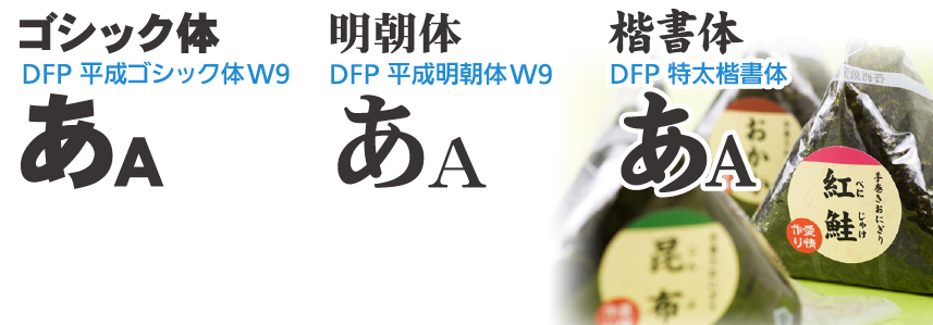 タイトルや見出しに適した見やすいフォント