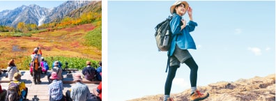 ハイキング・登山のイメージ写真