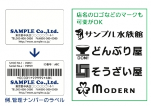 可変情報ラベルはどんな情報を変更できる?