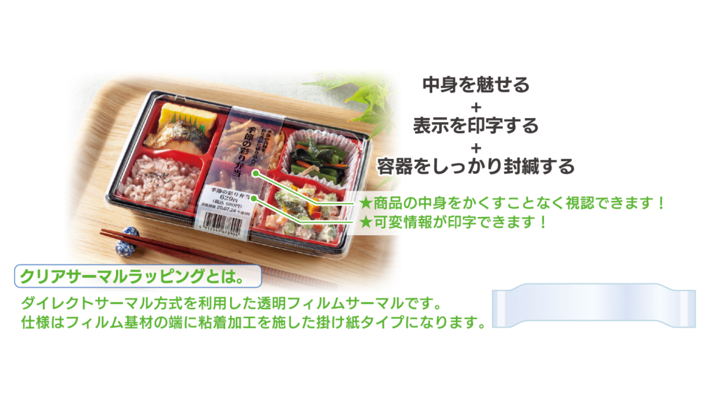 クリアサーマルラッピング