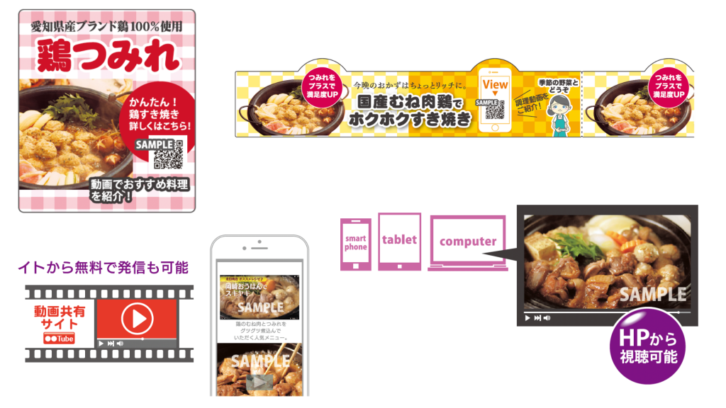 イメージ動画の活用例