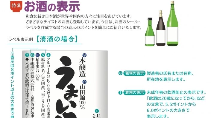 お酒の表示に関する重要なポイント